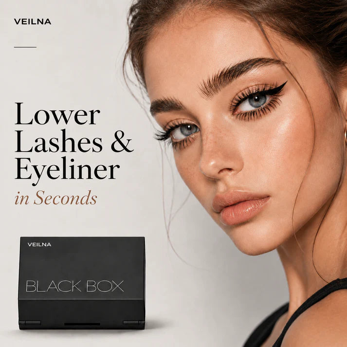 VEILNA BLACK BOX 3-in-1 Lower Lash & Eyeliner Stamp Kit