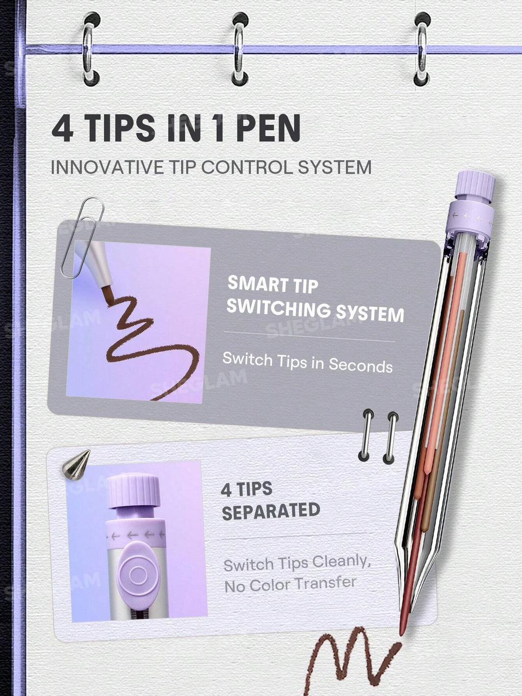 The Everywhere 4-In-1 Pen-Multicolor