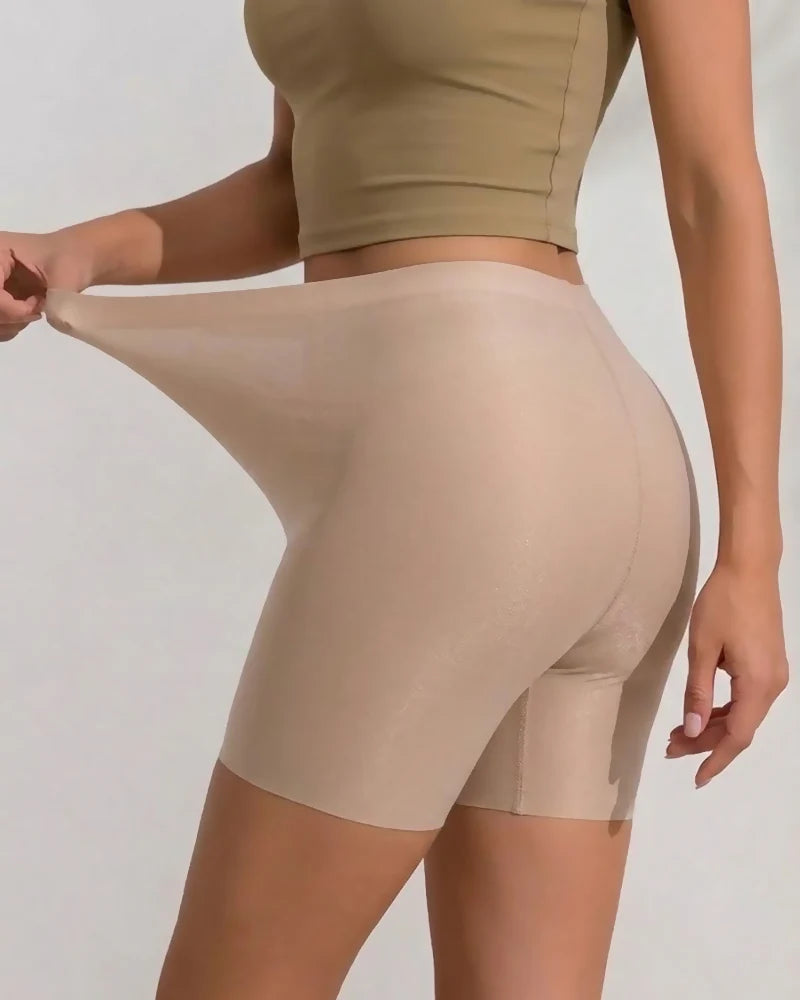 Seamless Anti-Exposure Ice Silk Shorts Underwear