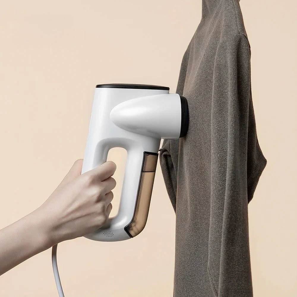 Vacuum Suction Steam Iron Strong Suction, Instant Heat in 30 Seconds, One Hand Dual Cooling, Disinfecting and Deodorizing, Quick Drying Wear, Ideal for Travel