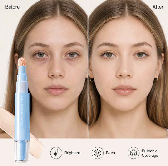 Last Day-Buy 1 Get 1 Free💙Dual-Effect Concealer & Powder Foundation